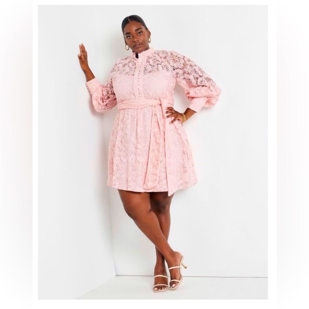 Eloquii lace mini dress